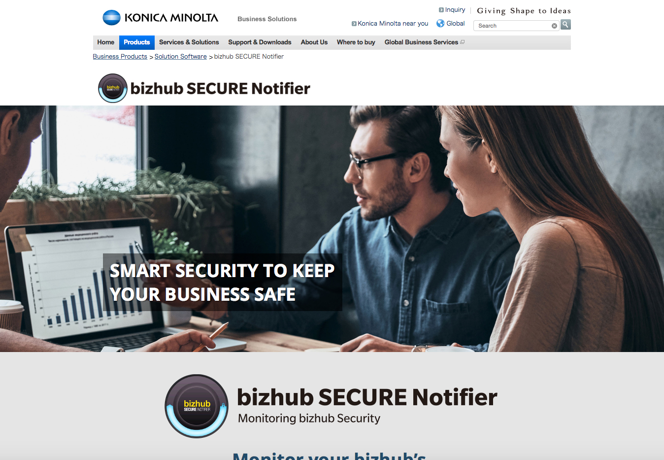 KONICA MINOLTA bizhub SECURE Notifier